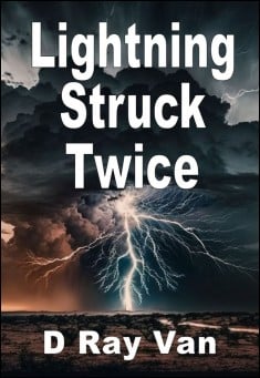 Book title: Lightning Struck Twice. Author: D Ray Van