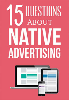 Book title: 15 Questions About Native Advertising. Author: Massimo Moruzzi