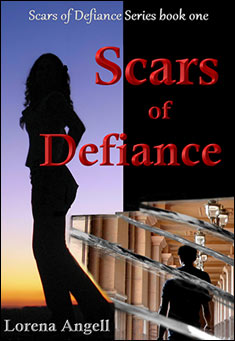 Book title: Scars of Defiance. Author: Lorena Angell