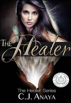 Book title: The Healer. Author: C.J. Anaya